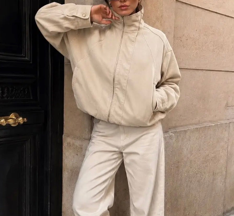 Veste Oversize Beige