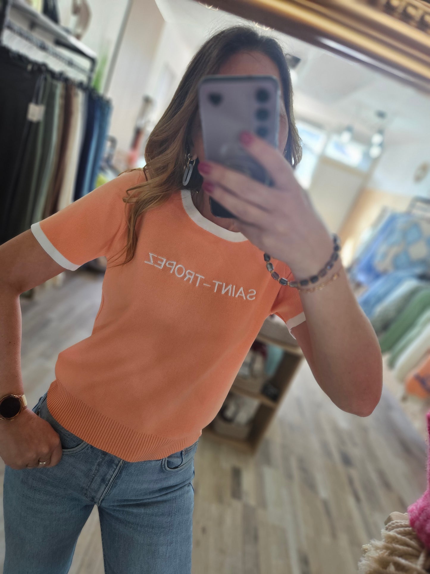 Tee-shirt orange