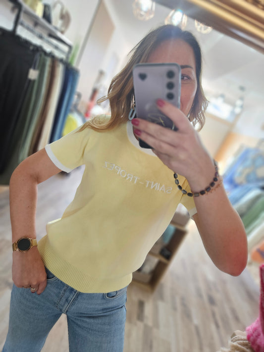 Tee-shirt jaune