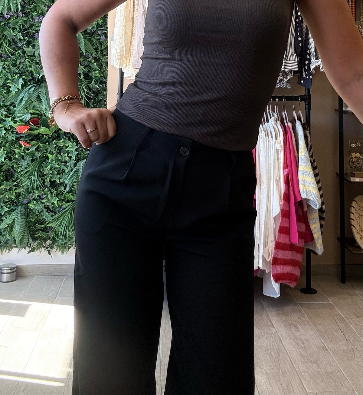 Pantalon Noir Tailleur
