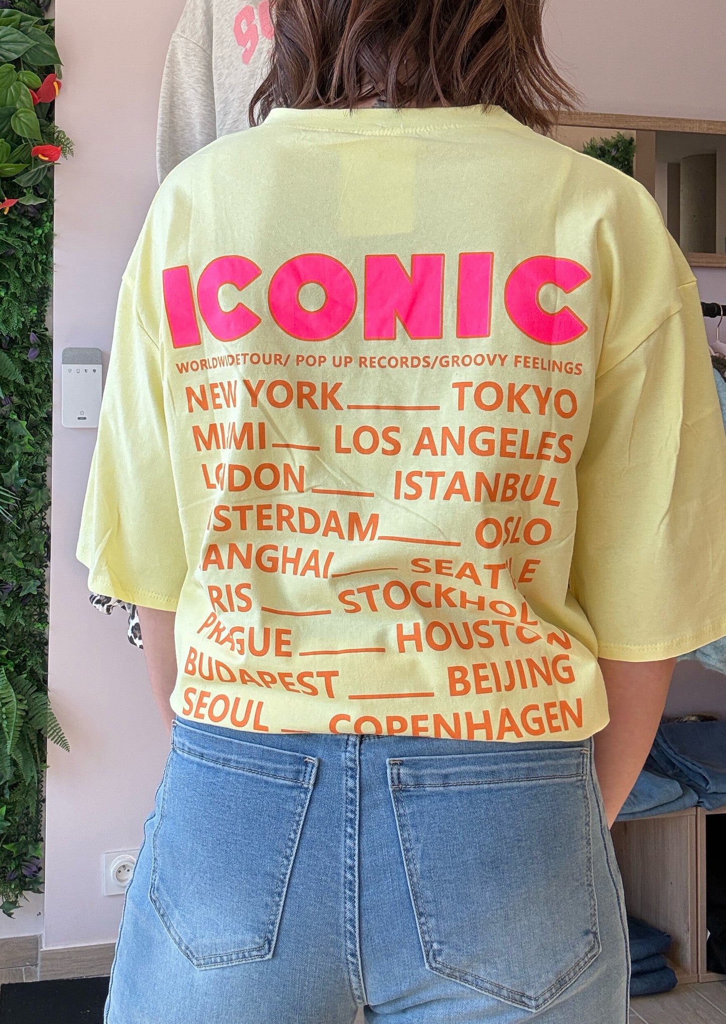 Tee shirt Jaune ICONIC