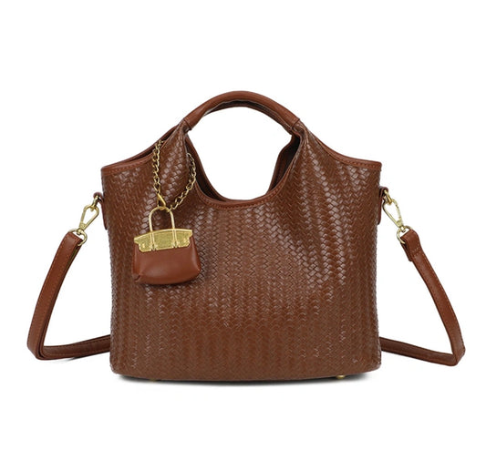 Sac Tressé Camel
