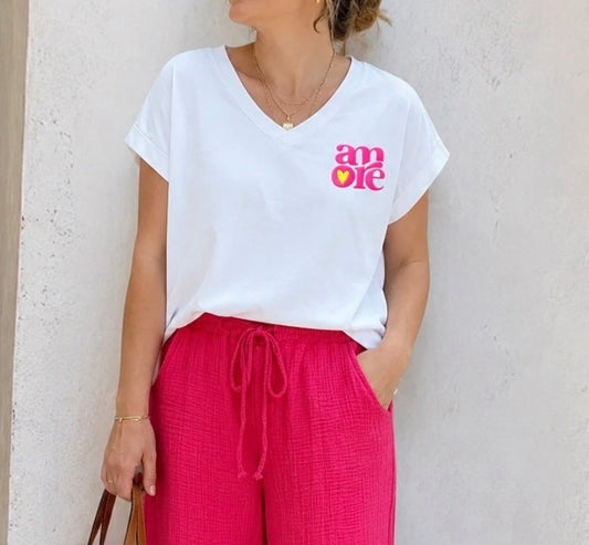 Tee shirt Amore Blanc
