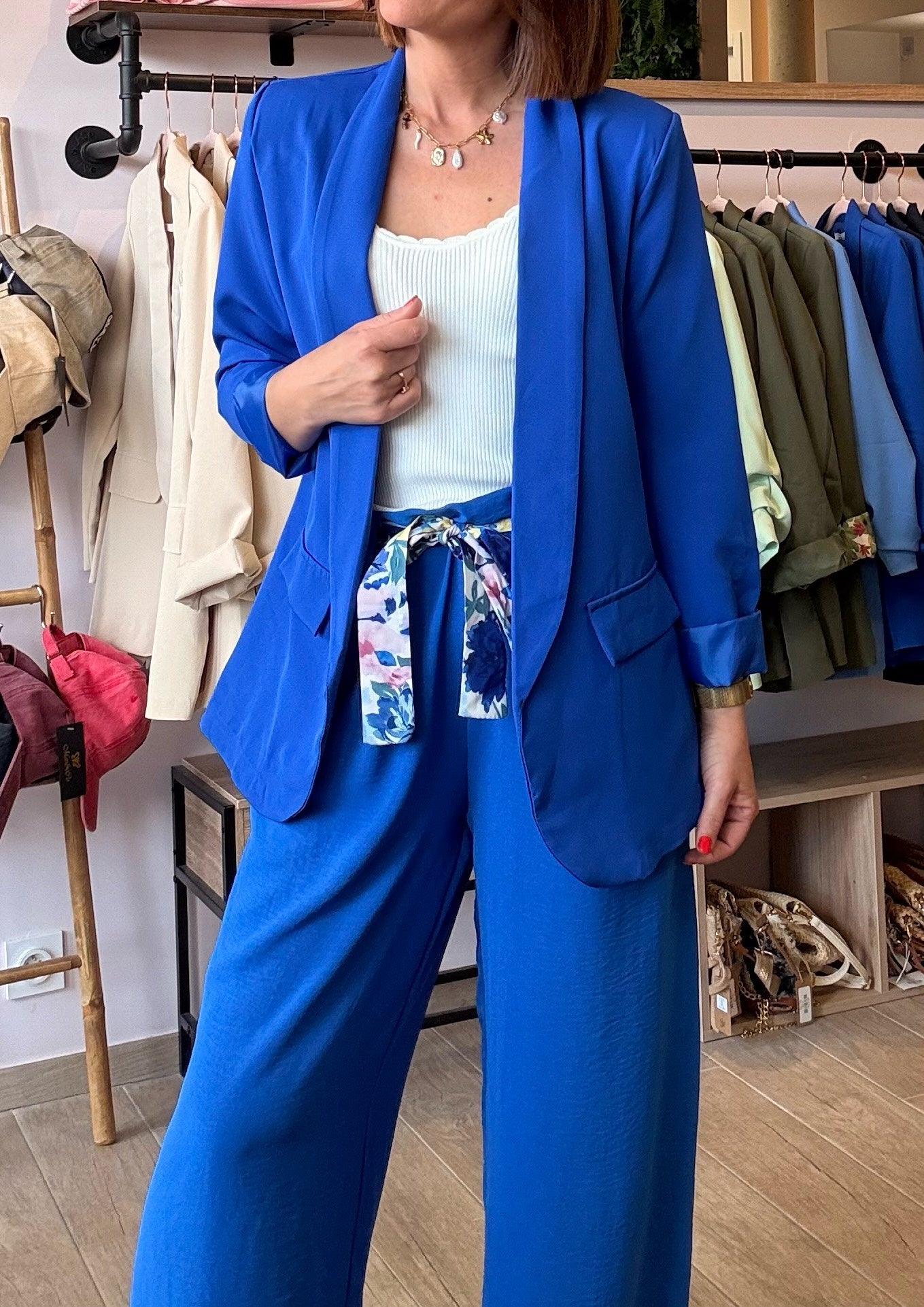 Blazer Bleu roi