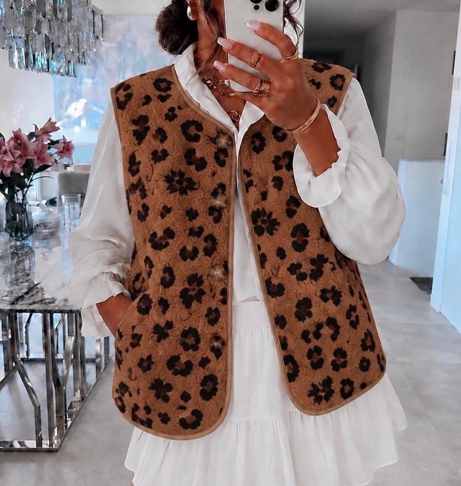 Gilet SM Léopard