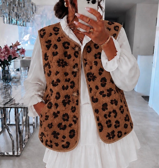 Gilet SM Léopard