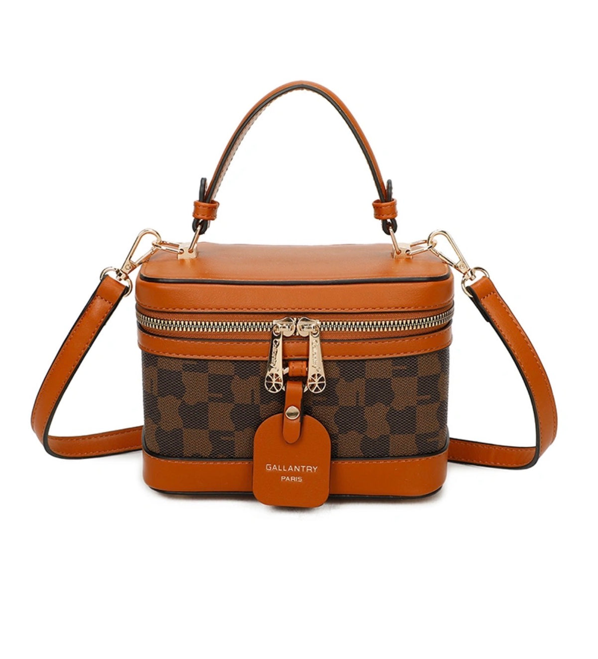 Sac bandoulière damier