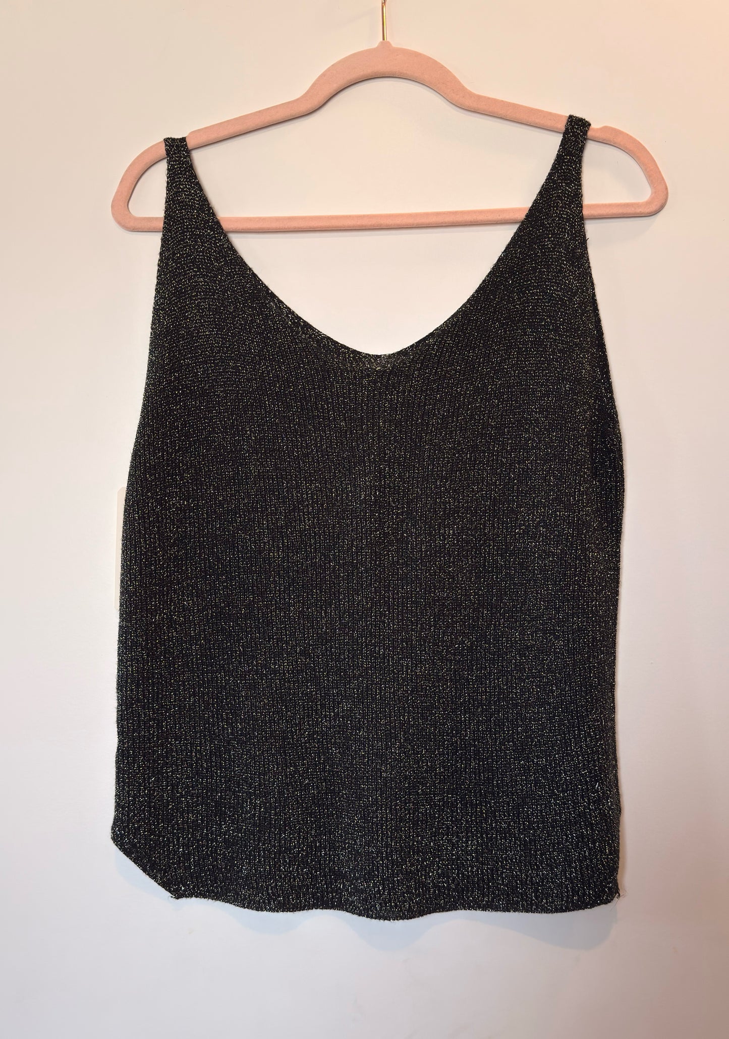 Top Maille Noir