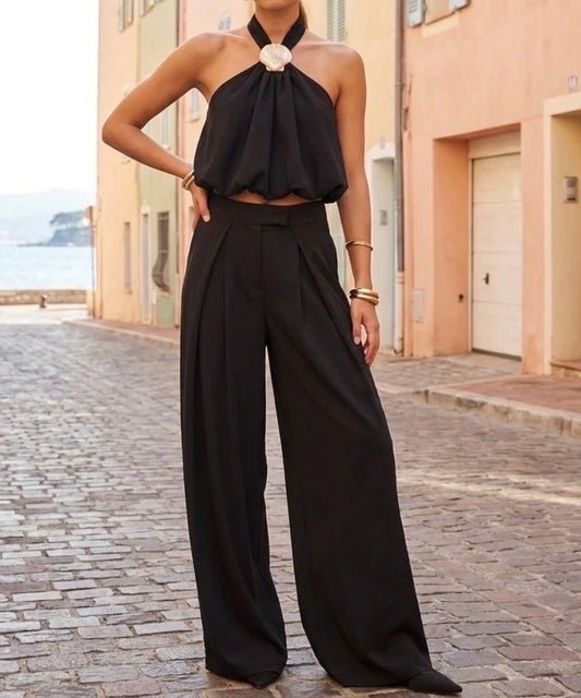 Pantalon fluide Noir