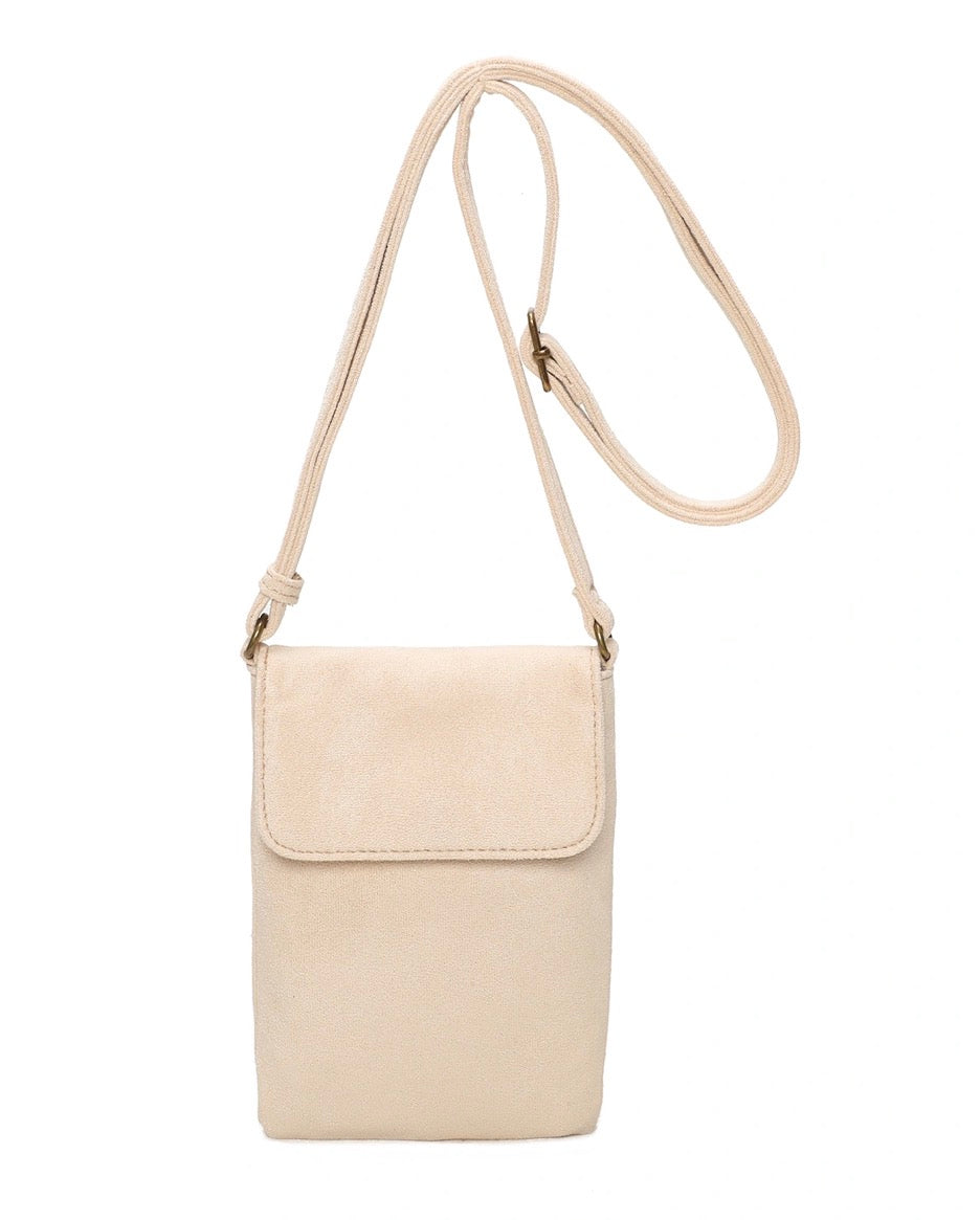 Pochette téléphone Beige