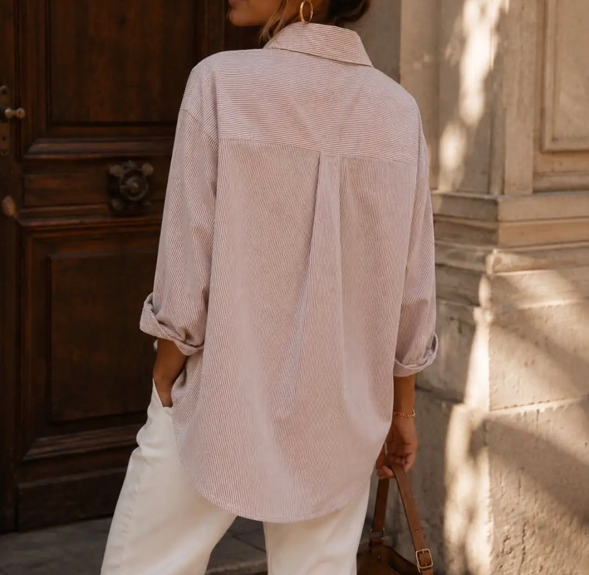 Chemise Coeur Brun