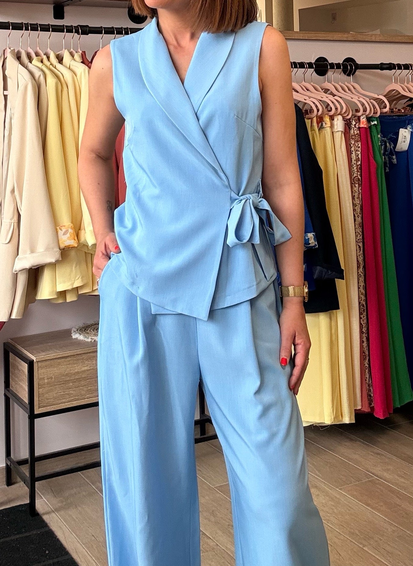 Ensemble Tailleur Bleu