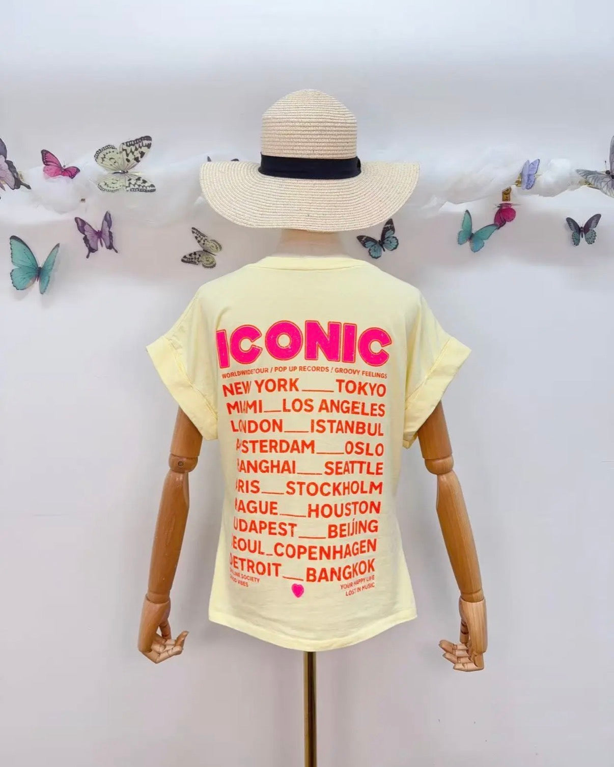 Tee Shirt Jaune ICONIC