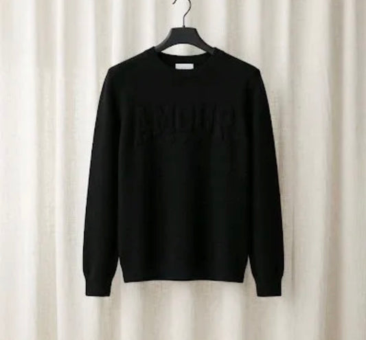 Pull Noir Amour