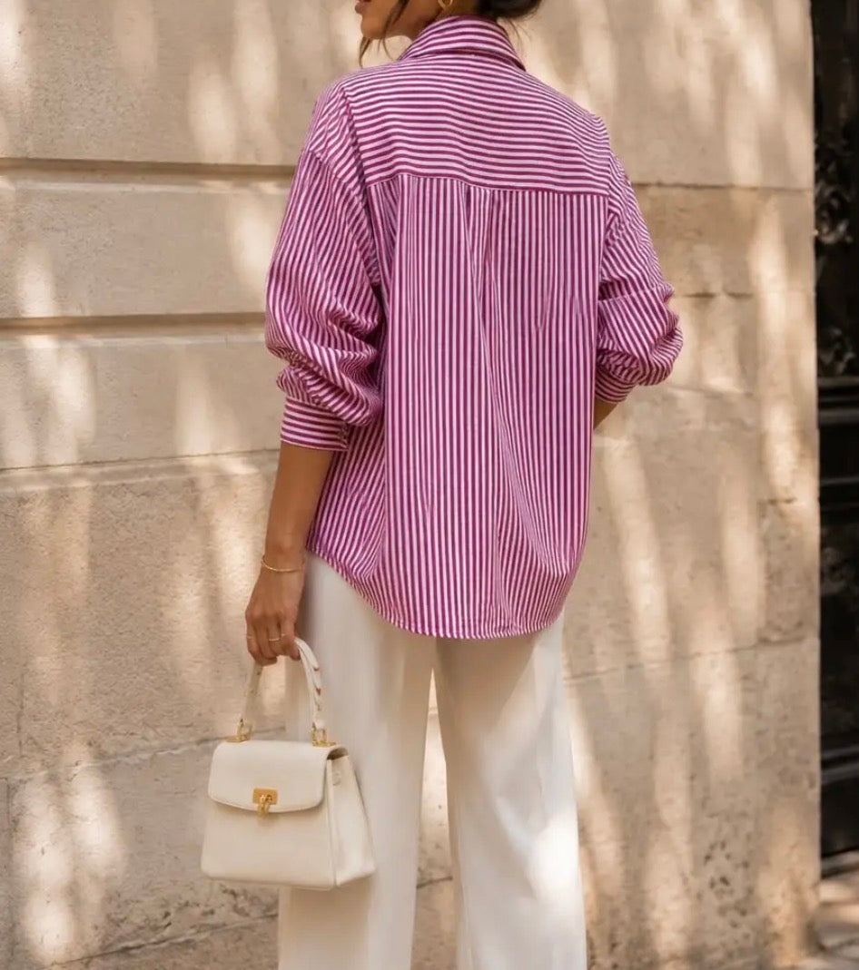 Chemise Le Marais Prune
