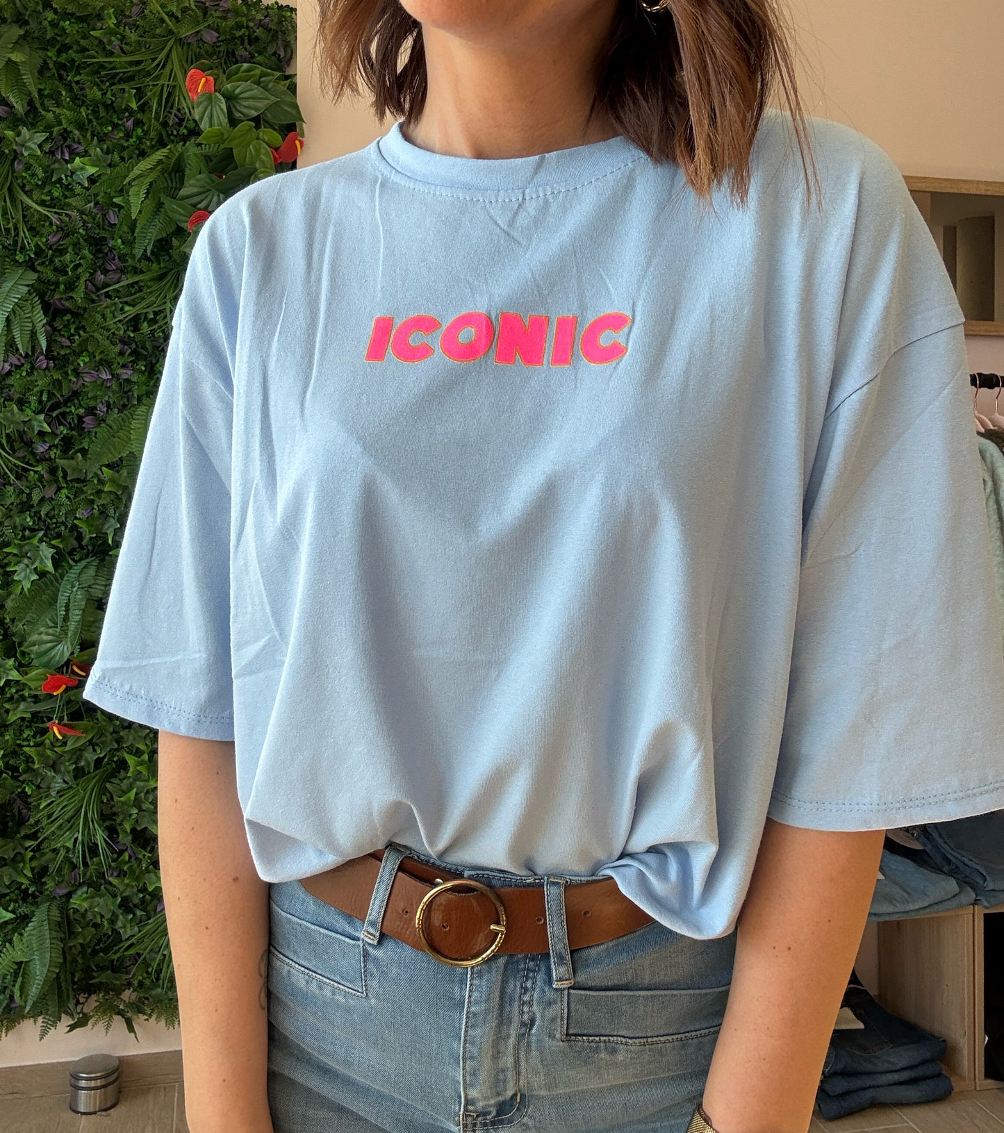 Tee shirt Bleu ICONIC