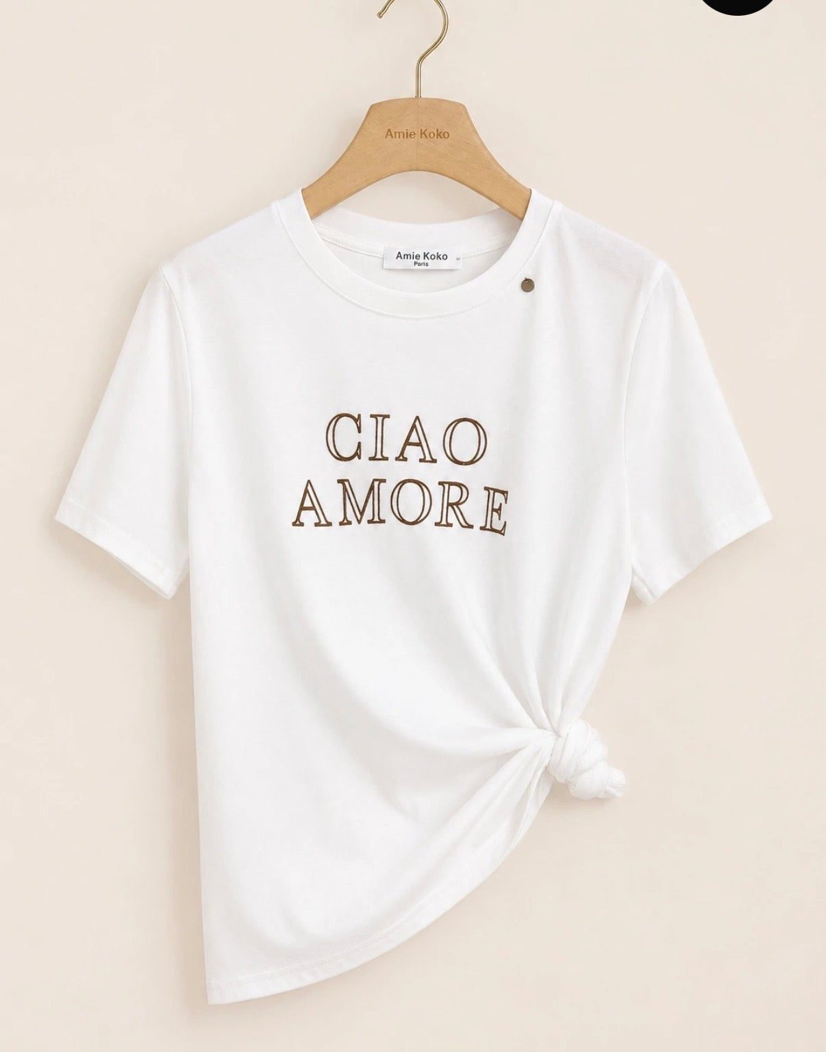 Tee shirt Amore Marron