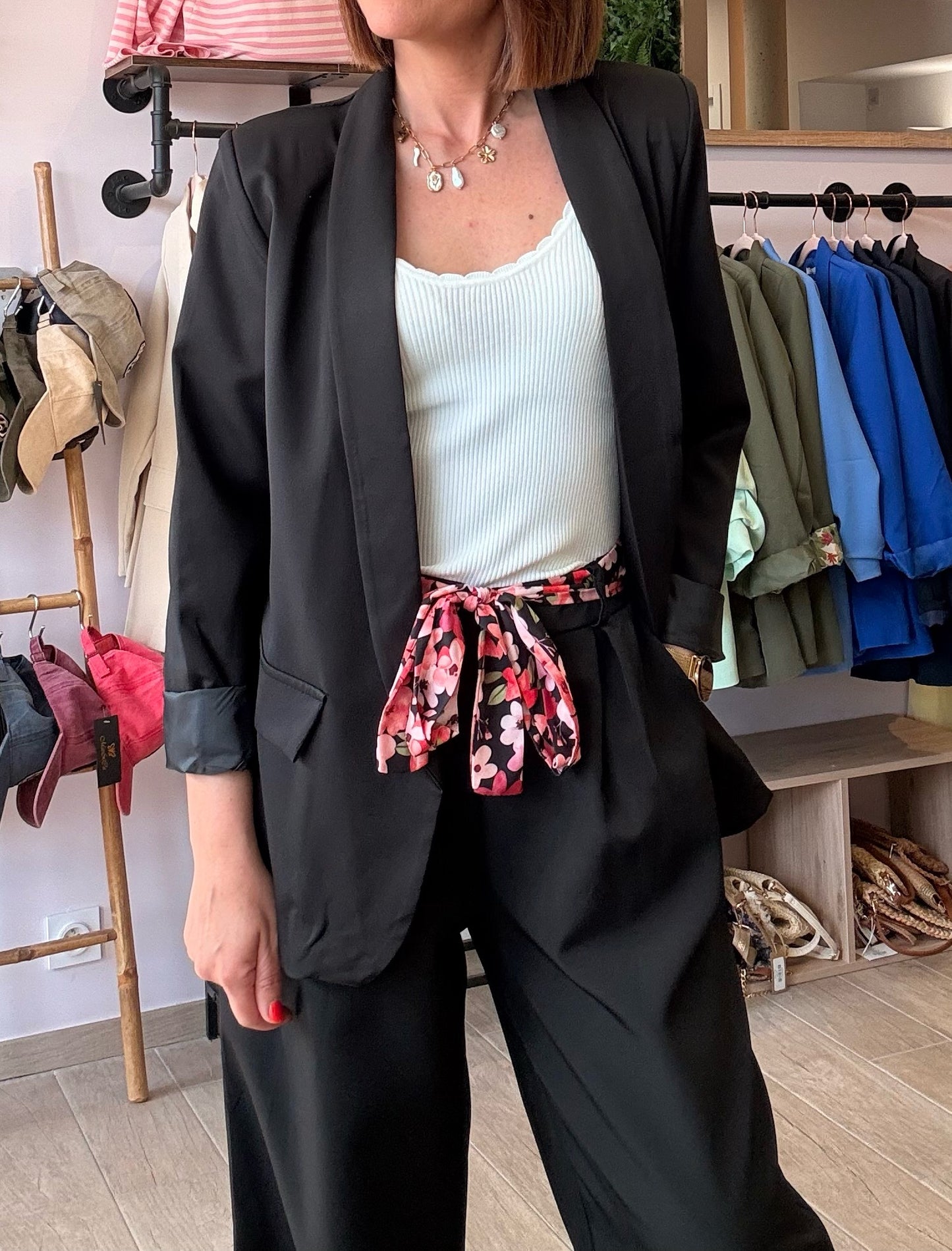 Pantalon Fluide/épais Noir