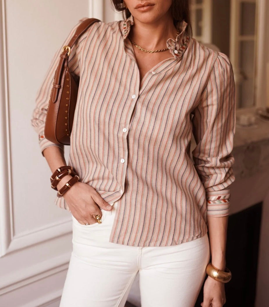 Chemise Esther Beige