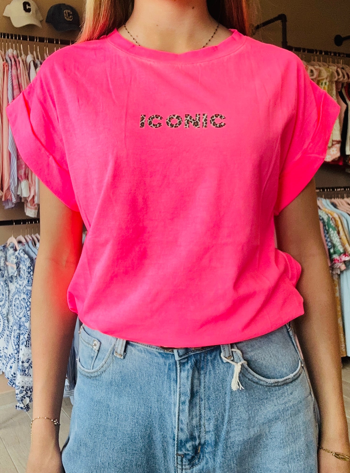 Tee shirt ICONIC Rose
