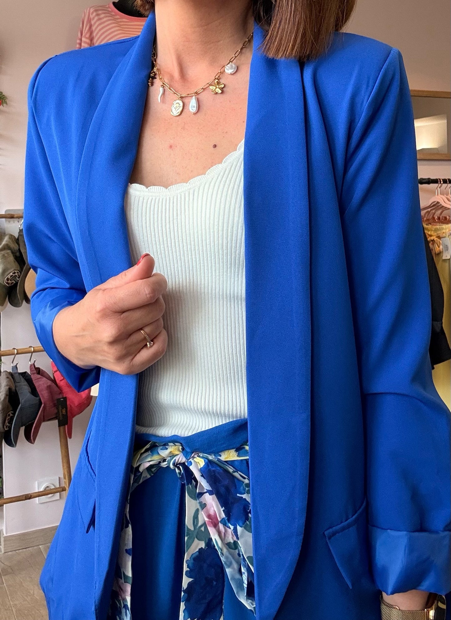 Blazer Bleu roi