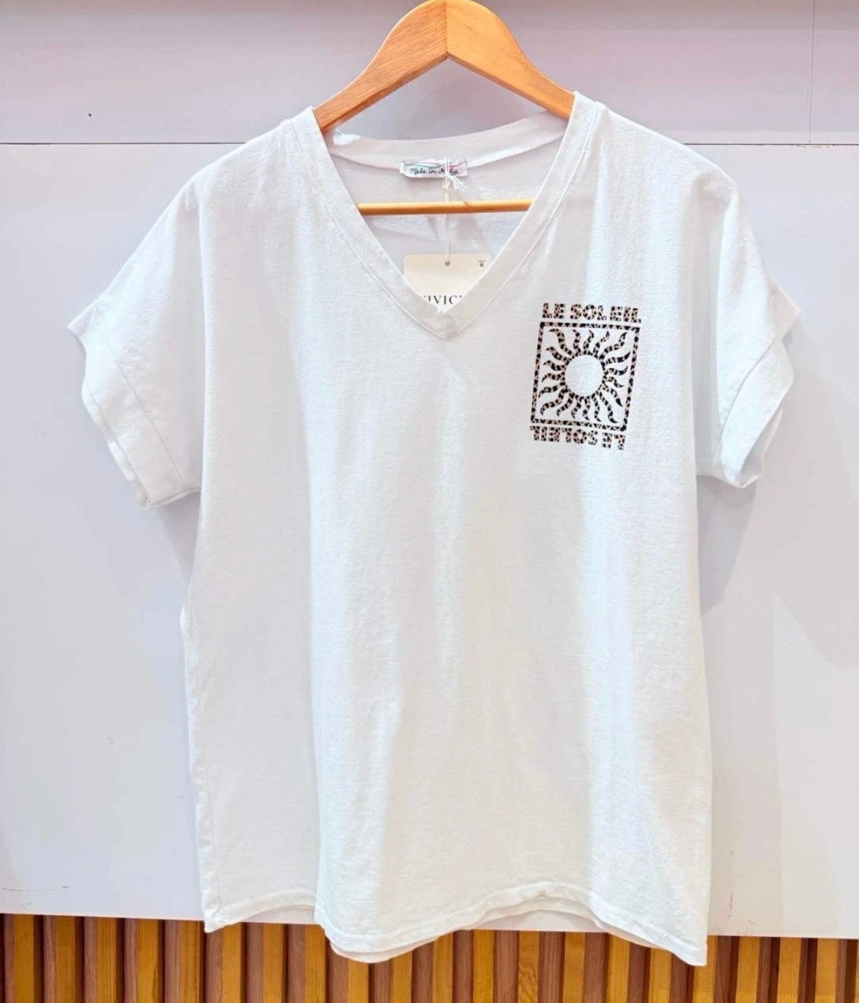 Tee shirt Soleil Léopard