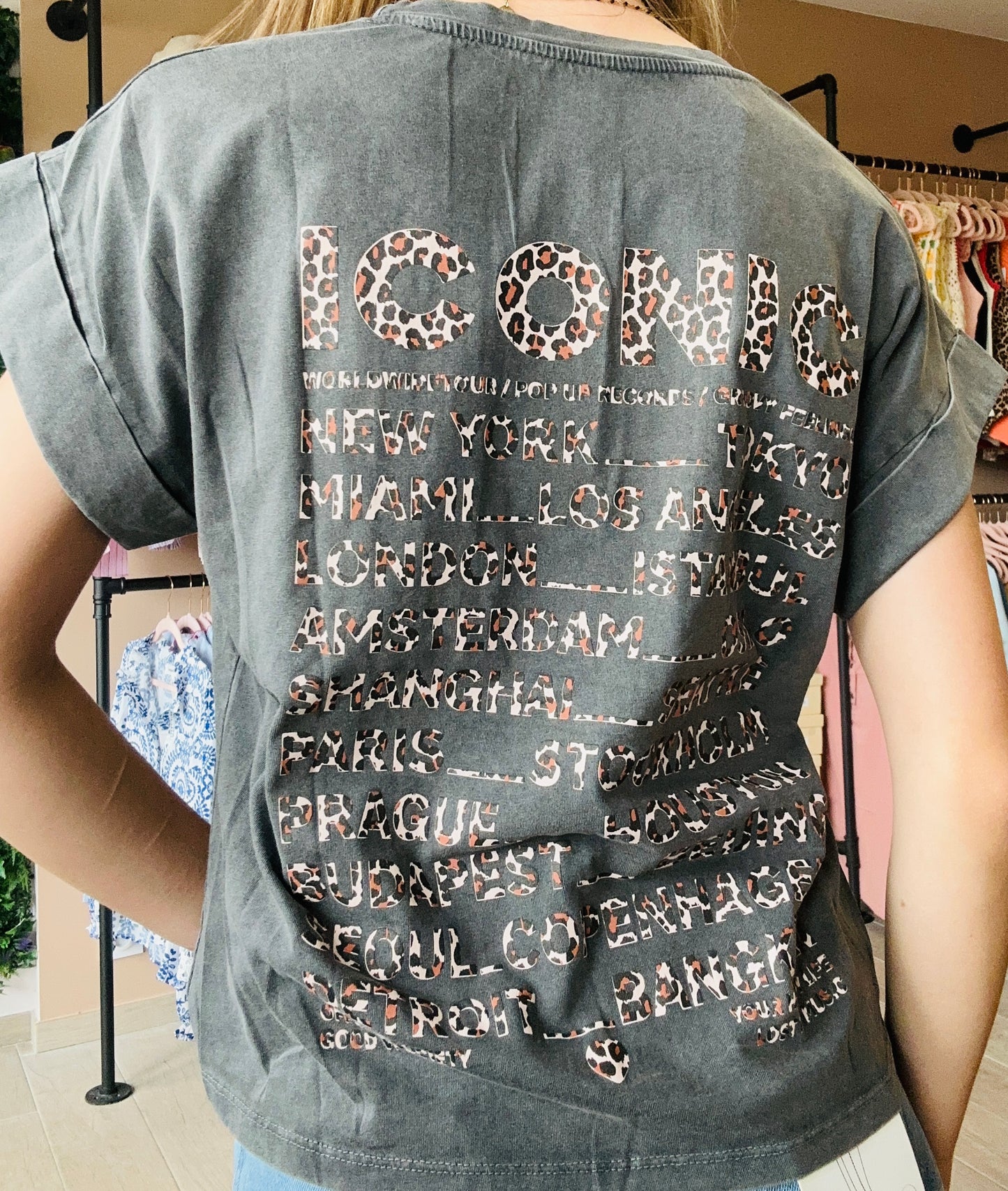 Tee shirt ICONIC Gris