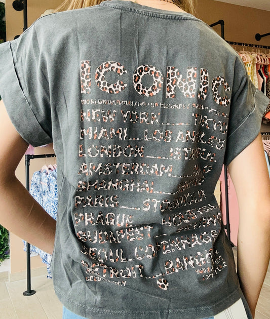 Tee shirt ICONIC Gris