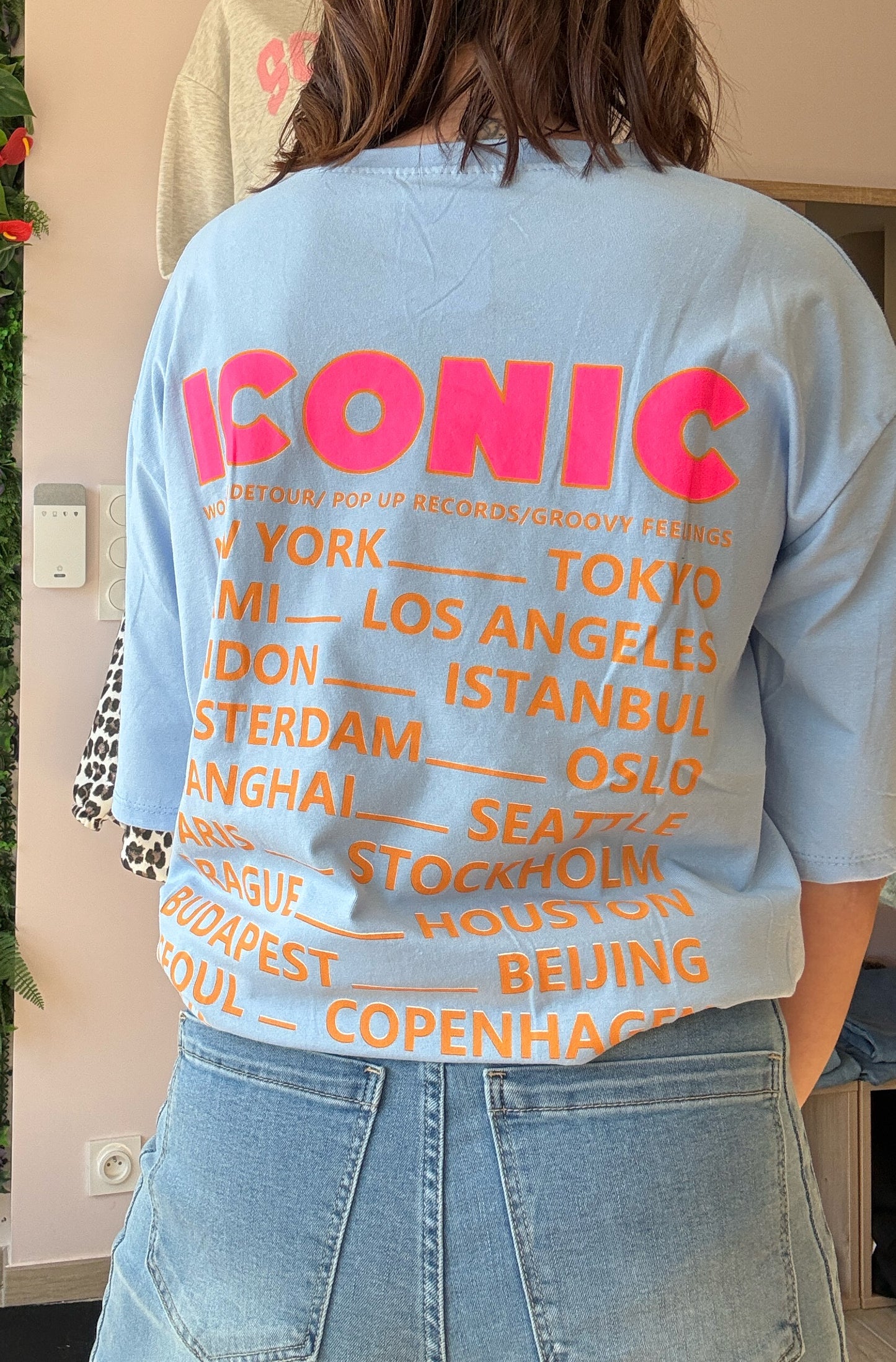 Tee shirt Bleu ICONIC