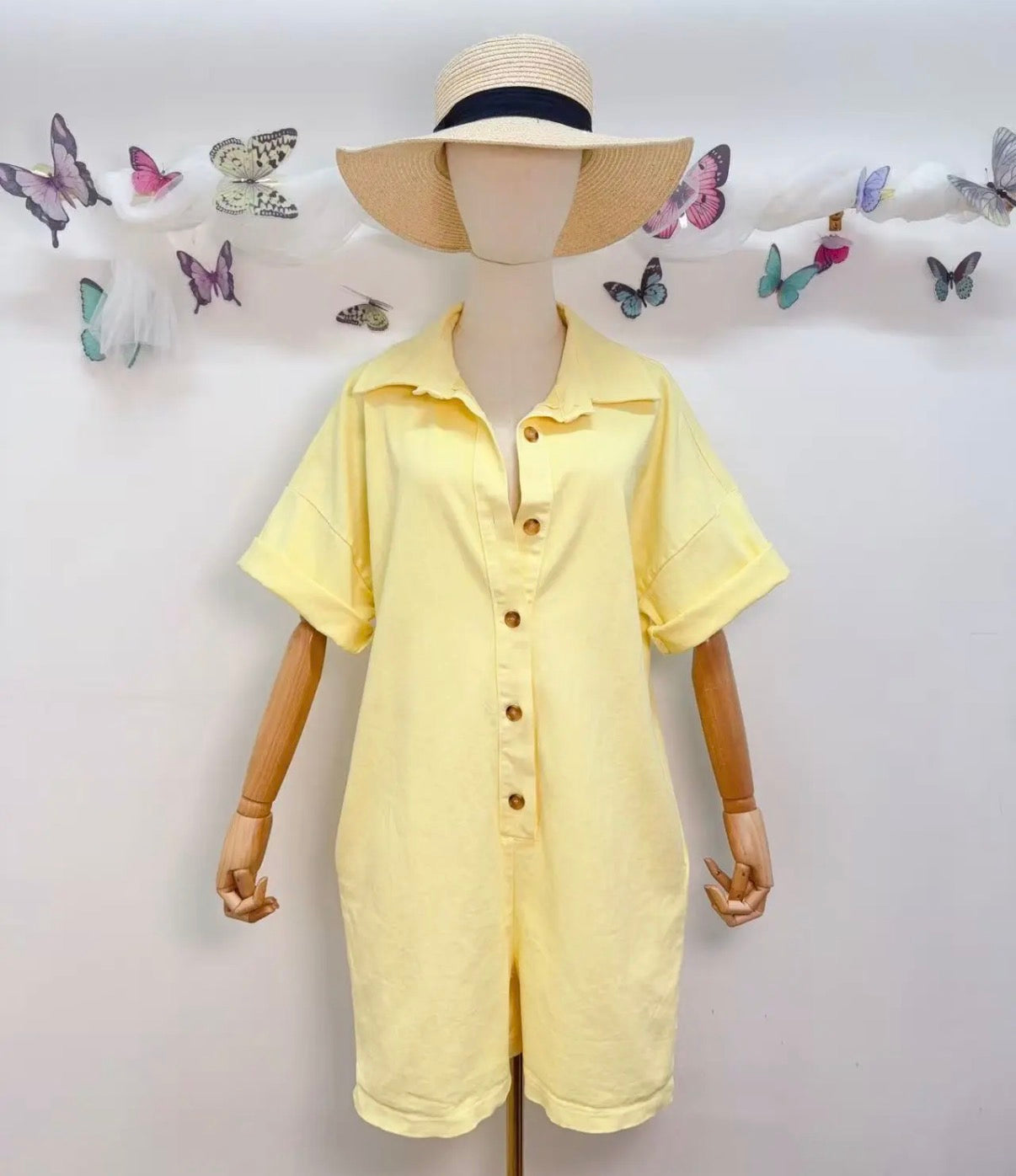 Combi-short Jaune