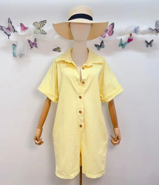 Combi-short Jaune