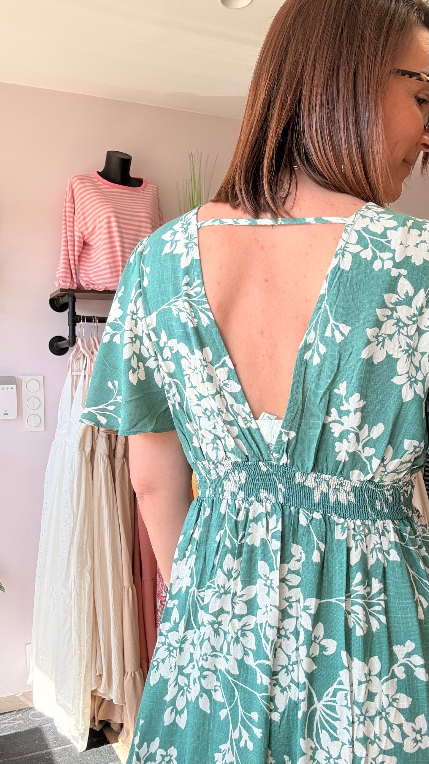 Robe Alia Vert