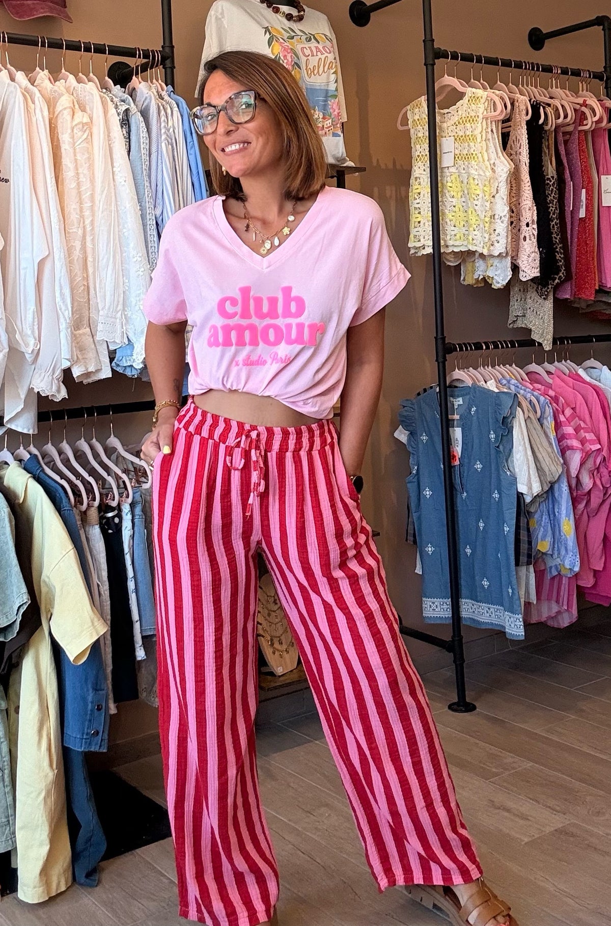 Pantalon GDC Rouge