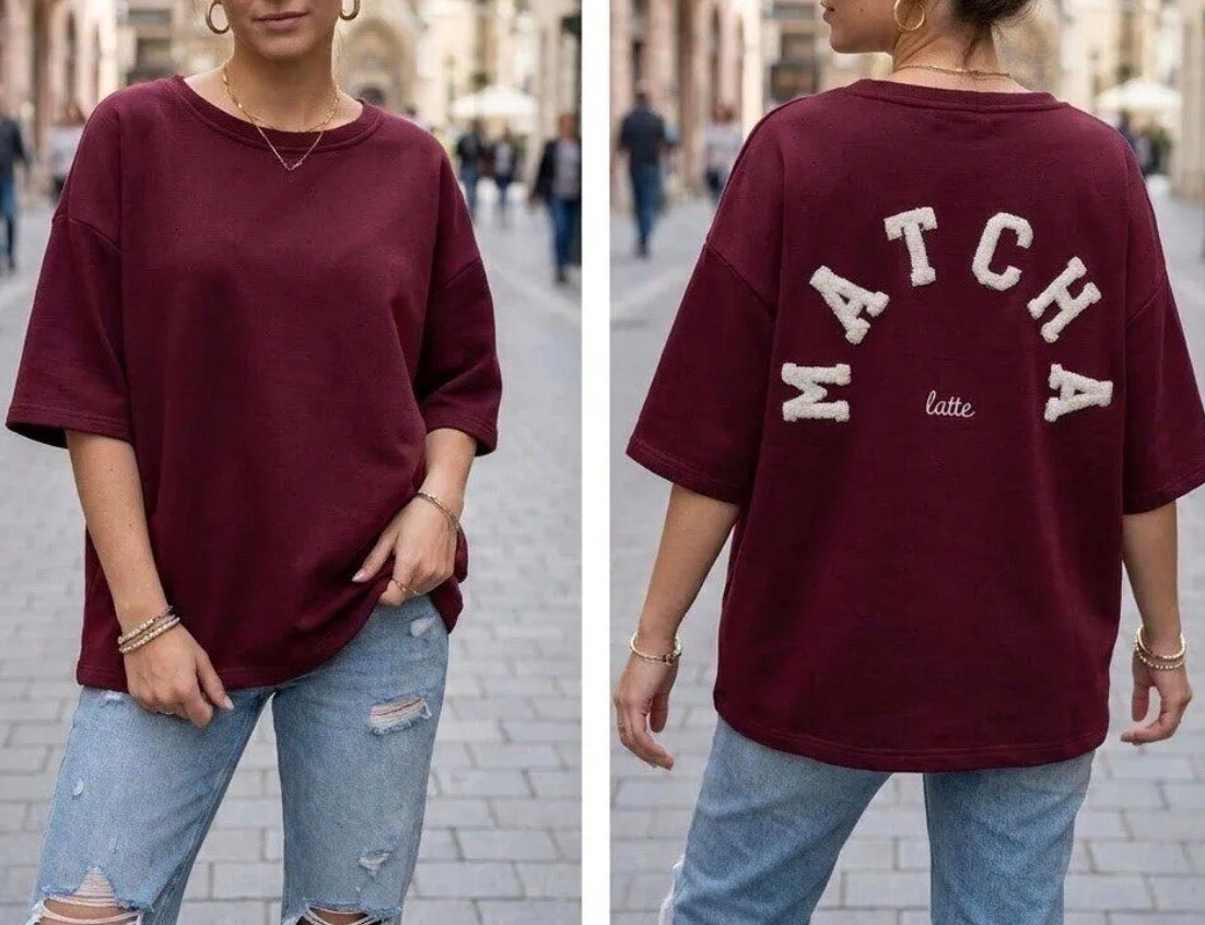 Sweat MATCHA Bordeaux