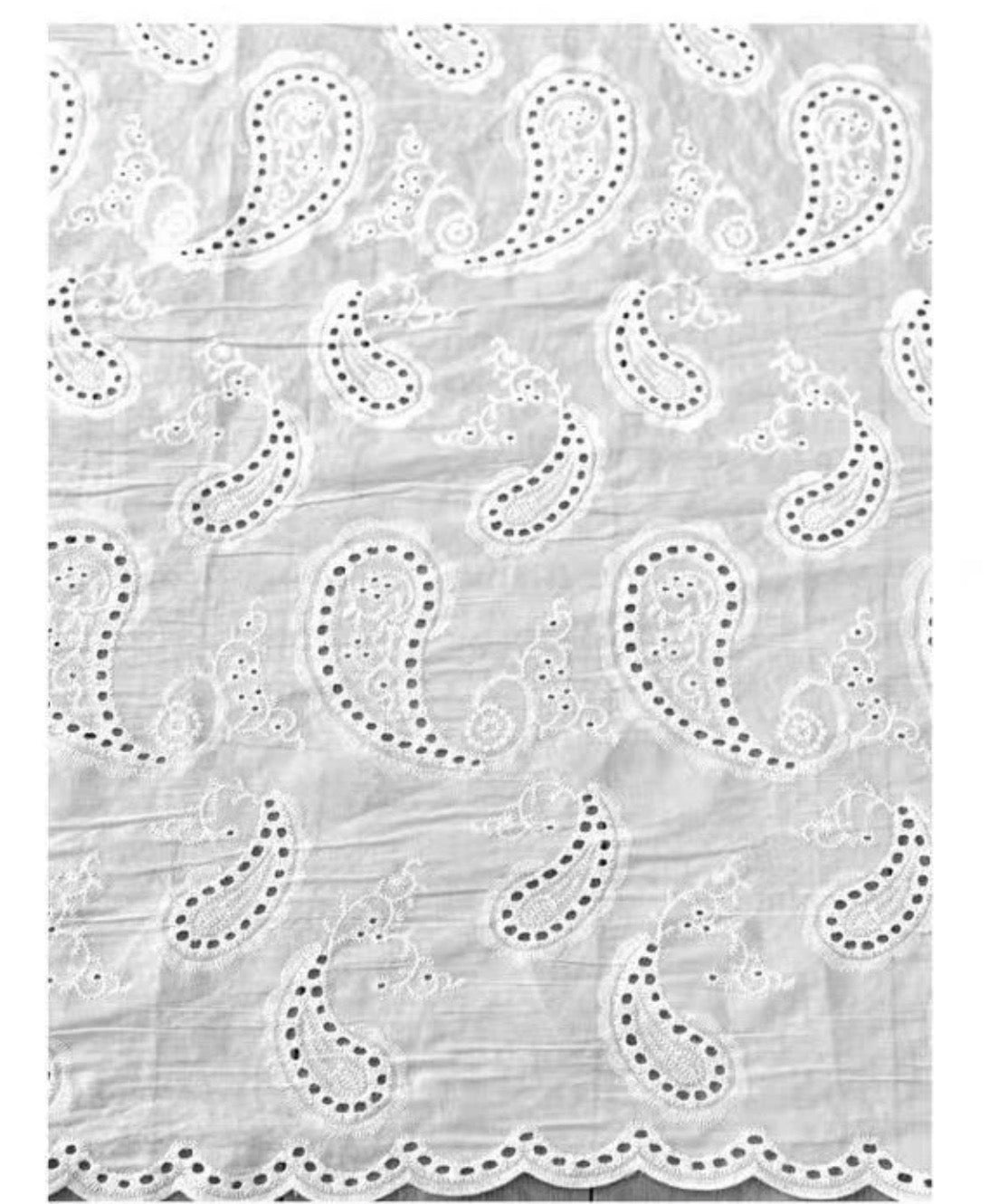 Jupe Bohème Blanche Feuilles