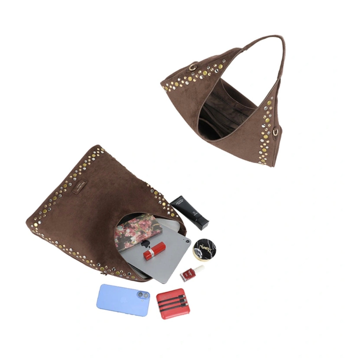 Sac Suédine Chocolat