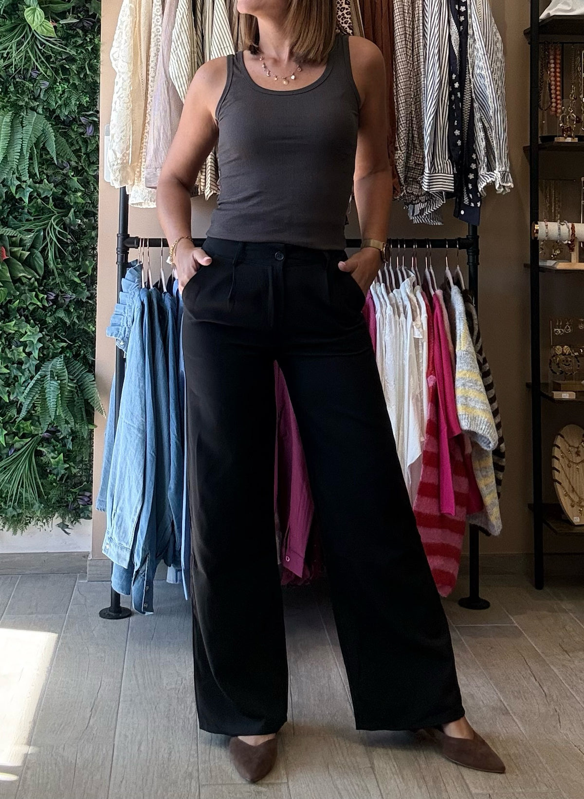 Pantalon Noir Tailleur