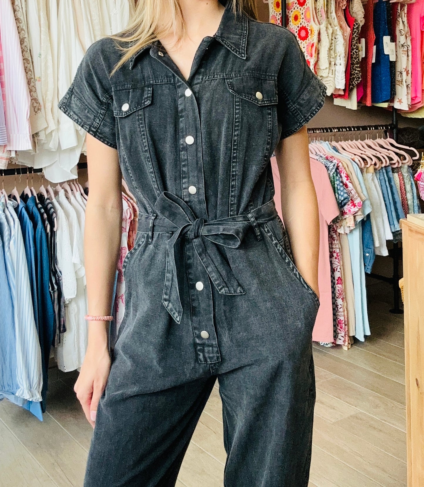 Combi-pantalon Noir