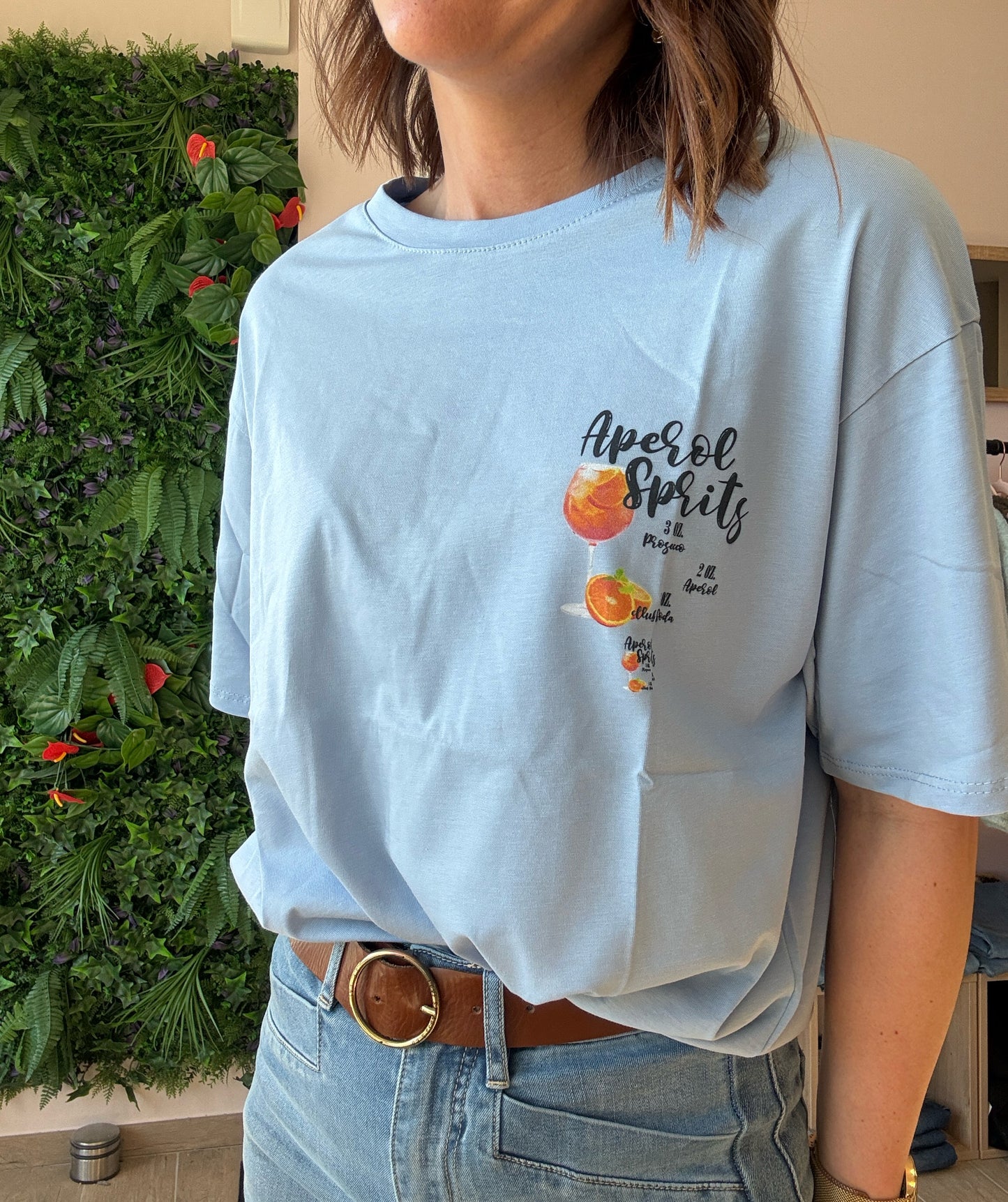Tee shirt Bleu Aperol