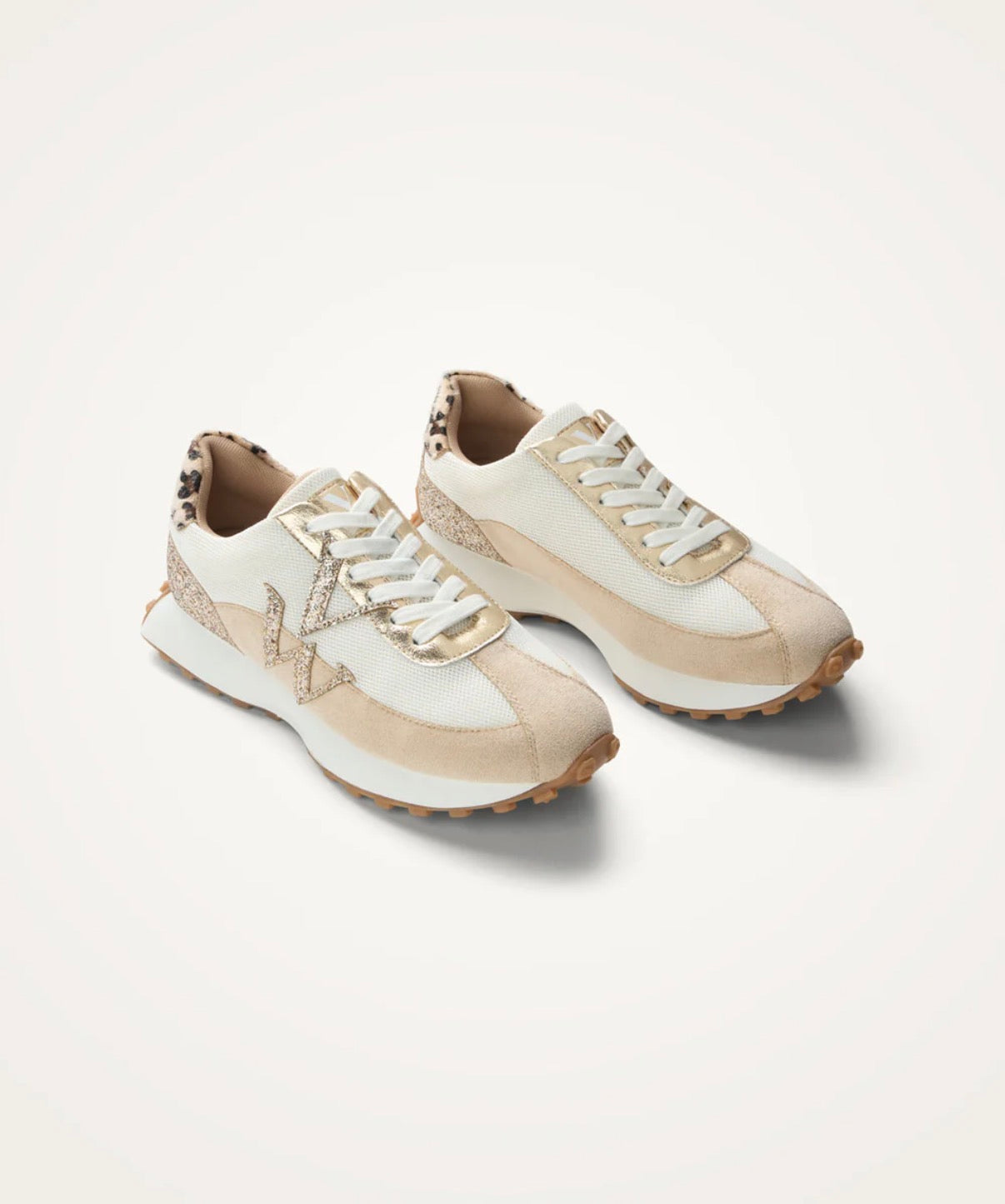 Basket Faustine Beige/Doré