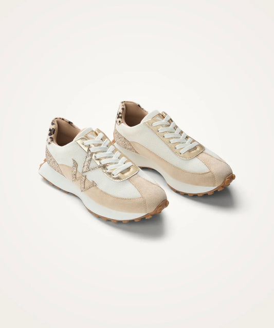 Basket Faustine Beige/Doré