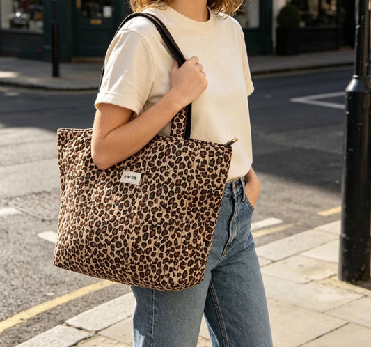 Sac Cabas Léopard