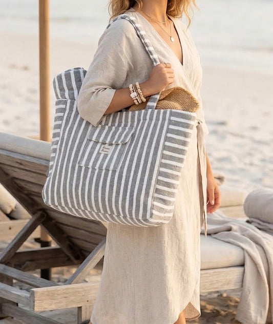 Sac Plage Gris