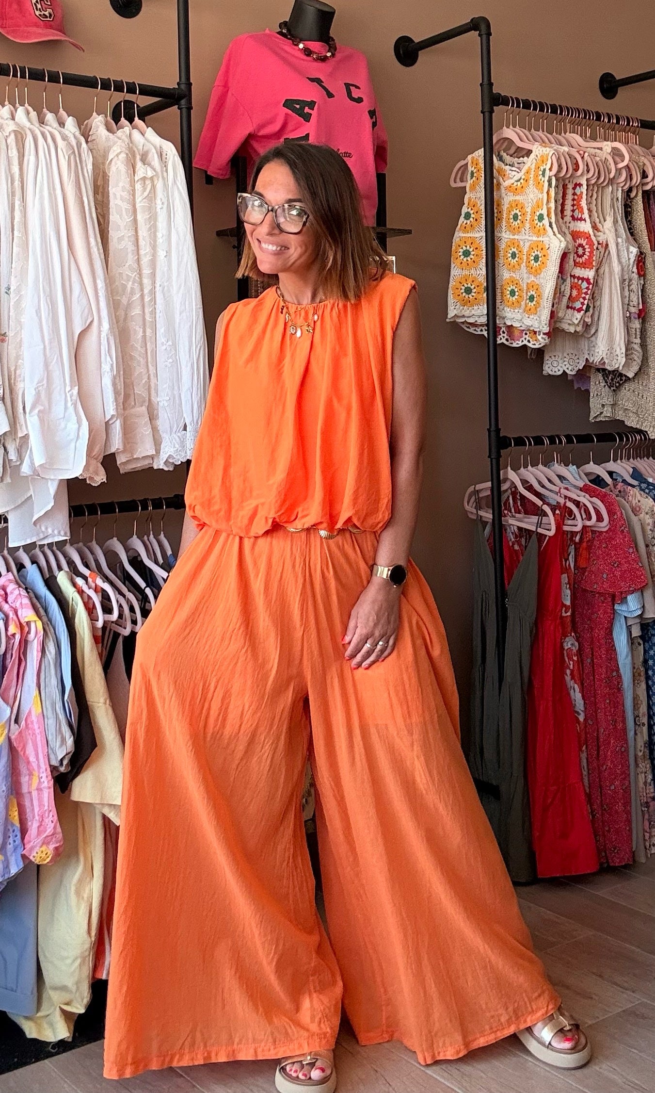 Ensemble pantalon Orange