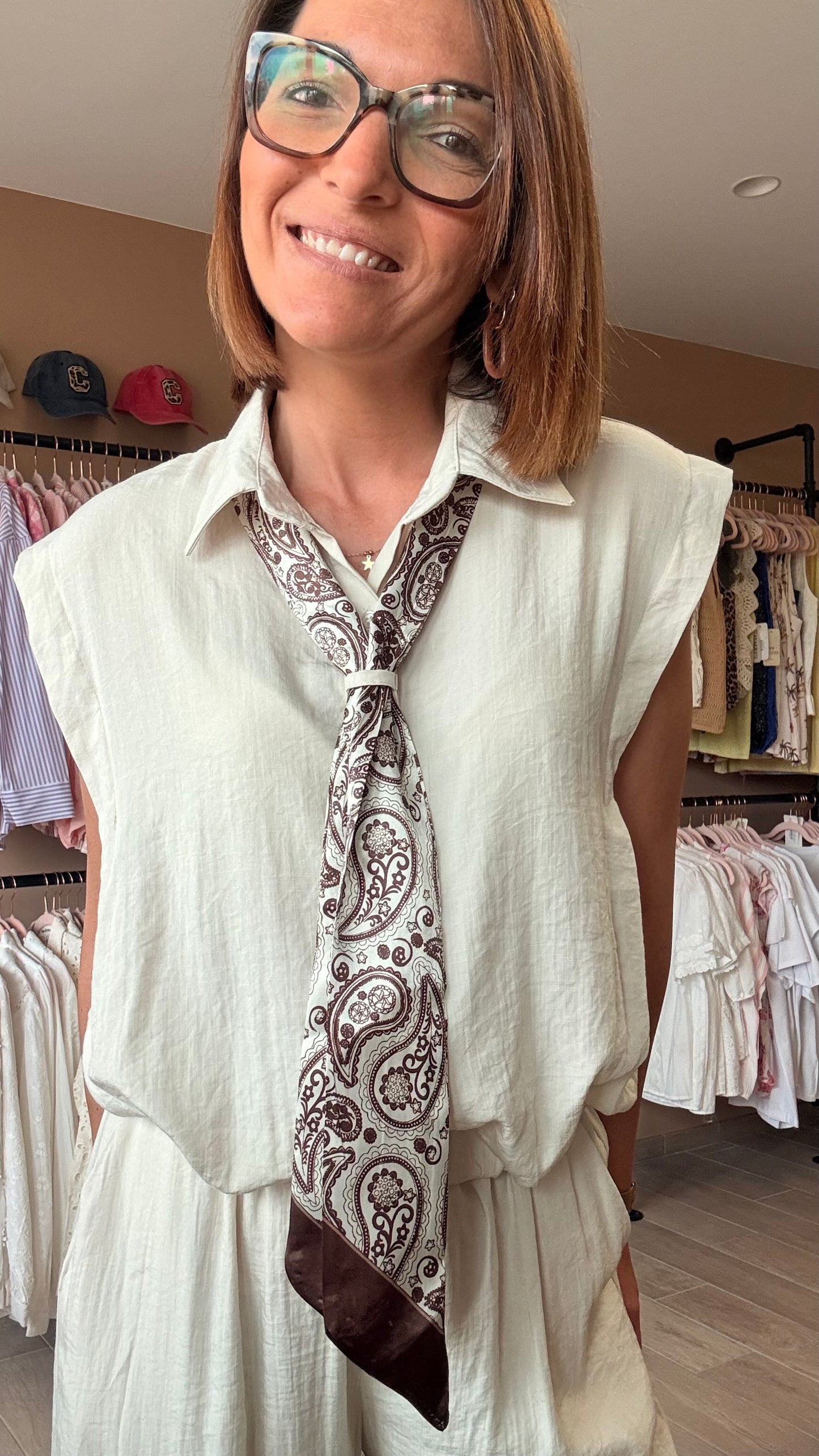 Ensemble Fluide pantalon Beige