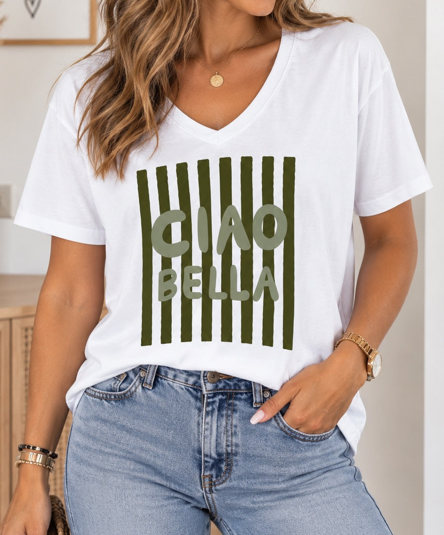 Tee Shirt Kaki Ciao