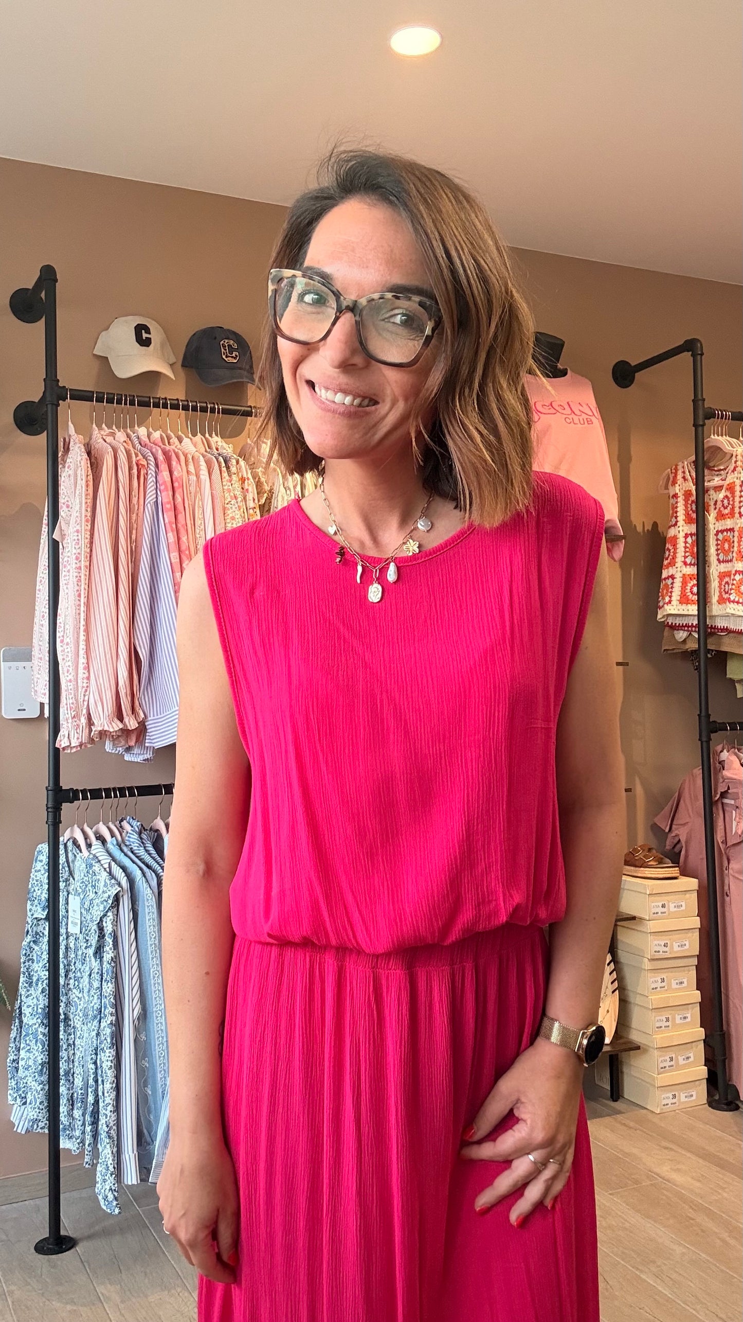 Ensemble Jupe Fushia
