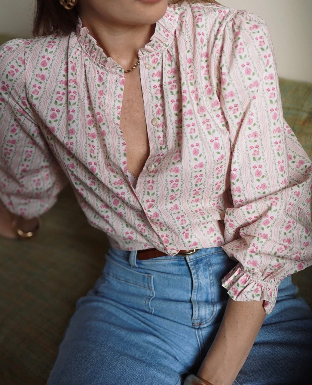 Chemise Rose Floral