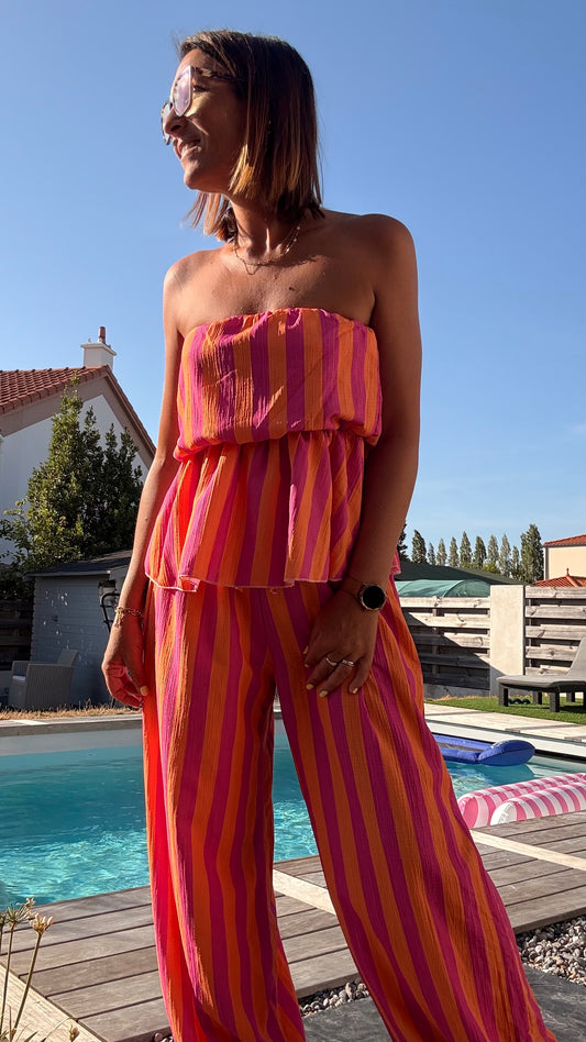 Ensemble Bustier Orange