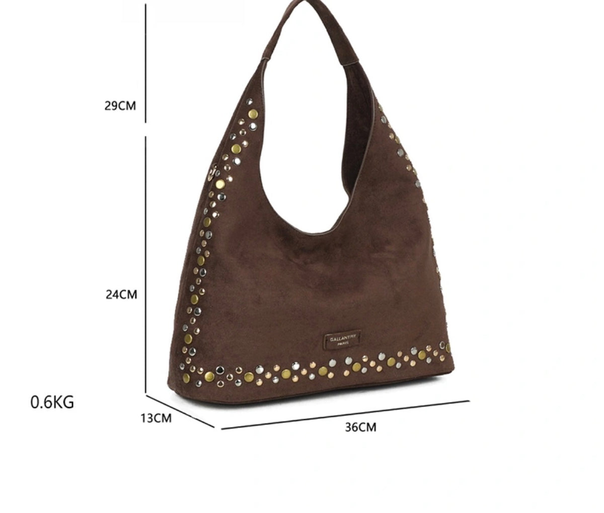 Sac Suédine Chocolat